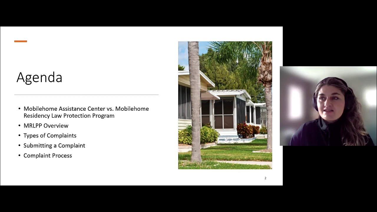 GSMOL and HCD presenting the Mobilehome Residency Law Protection