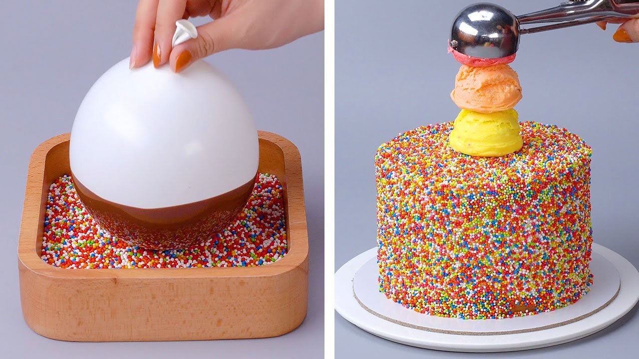 Fancy Balloon Chocolate Cake Decorating Ideas | Chocolate Cake Hacks ...