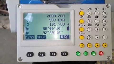 How To Start Topo Survey With Stonex Total Station