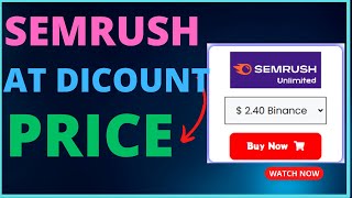 How TO Buy Semrush At discount Price