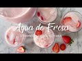 Agua de Fresa | Strawberry &amp; Milk Mexican Drink