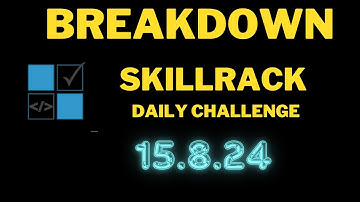 Breakdown SkillRack Daily Challenge Python Solutions | | #skillrack #skillrackdaily