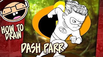 How to Draw DASH PARR (Incredibles 2) | Narrated Easy Step-by-Step Tutorial