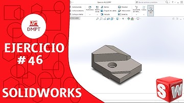 Ejercicio #46 en SOLIDWORKS Alimentador Indice 🔧 // Exercise #46 SOLIDWORKS basic level