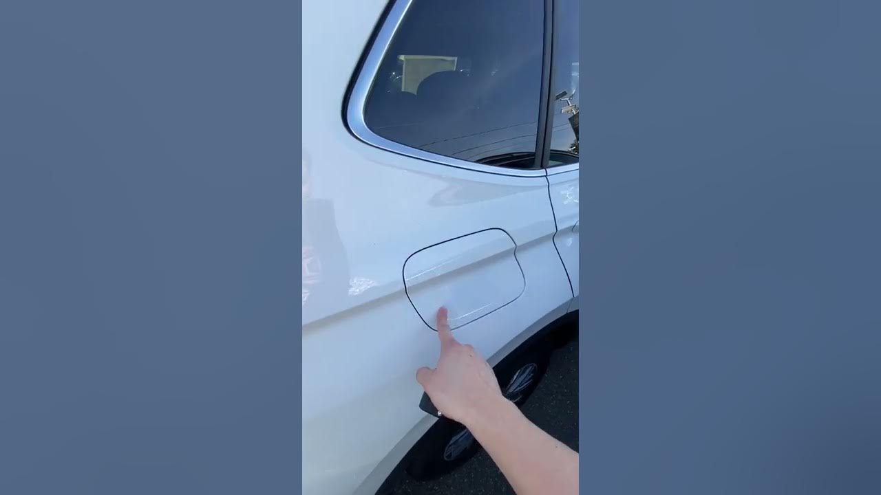 HOW TO Open the gas cap Tiguan Models YouTube