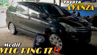 GANTENG BANGET!!! Avanza Ganti Velg Ring 17 Tipe Balige Jadi Makin Sporty