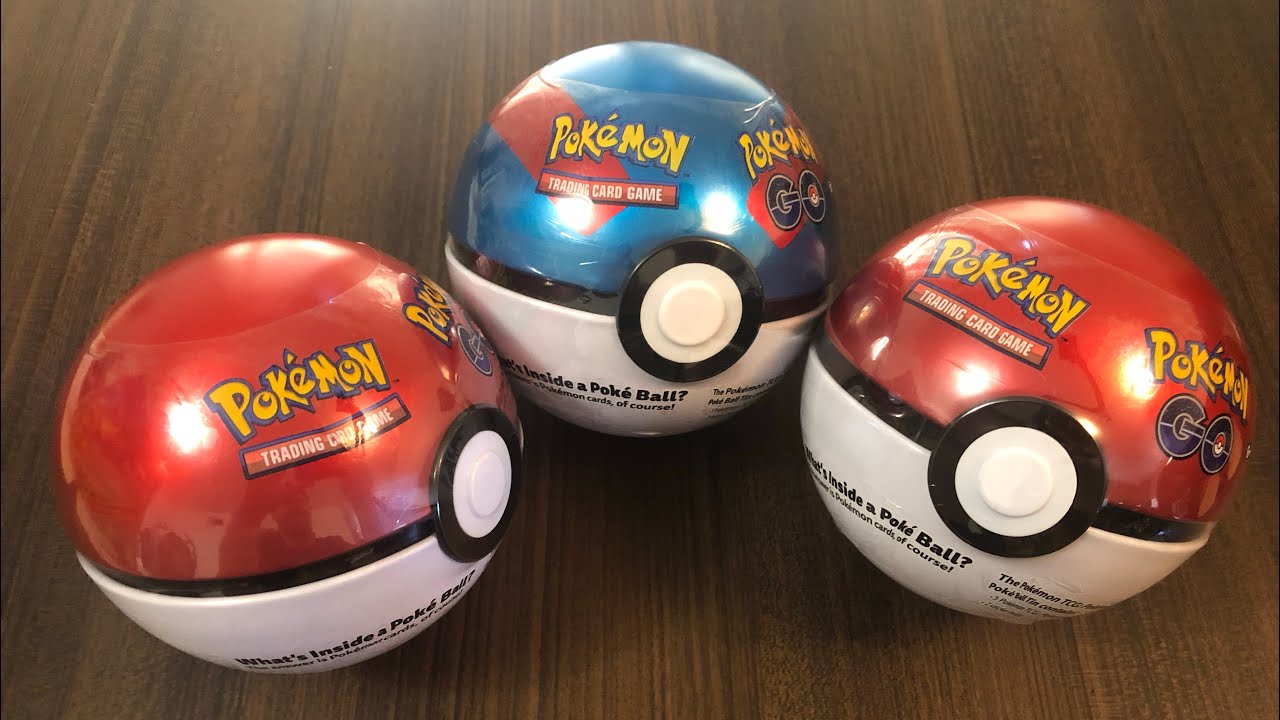 Trading Card Game Pokémon GO Poké Ball Tins September 2022 Unboxing YouTube
