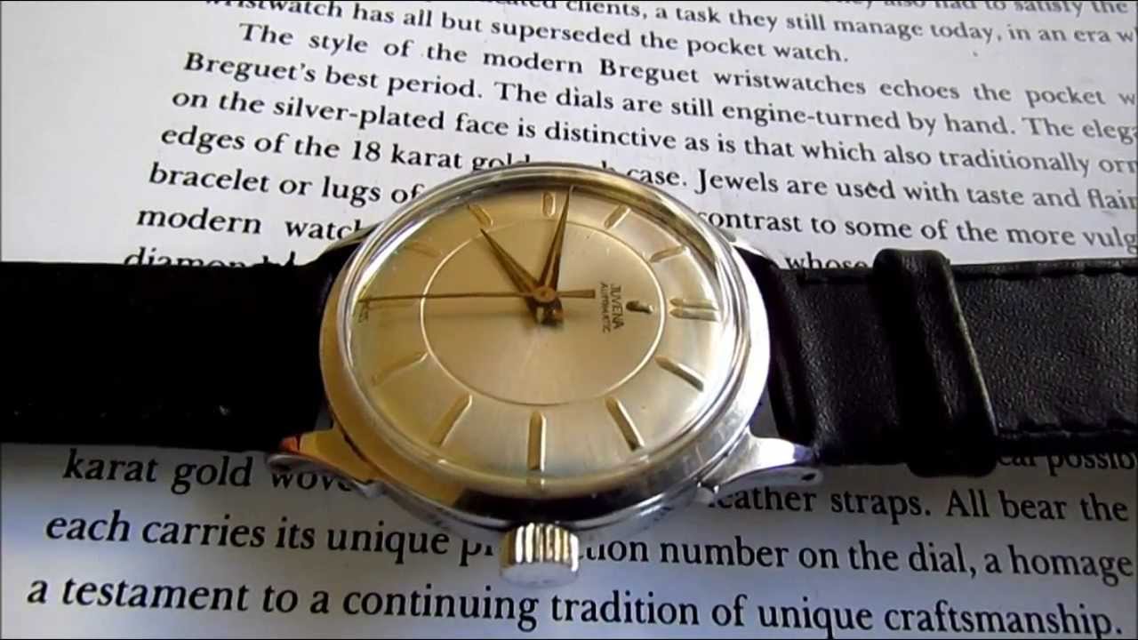 Juvenia Vintage Automatic Watch Running