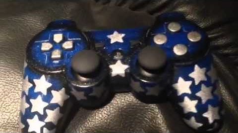 Custom painted PS3 controller