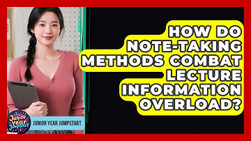 How Do Note-taking Methods Combat Lecture Information Overload? - Junior Year Jumpstart