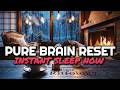 Cozy Fireplace Ambience &amp; Sleep Music 🌙 Deep Melatonin Release for Stress Relief &amp; Relaxation 💤