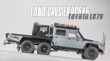 Rc Crawler KiLERBODY LC79 RUN 80 - Chassis Custom Driving 6x6 Rc Car