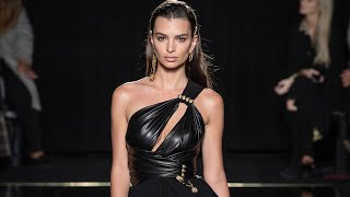 EMILY RATAJKOWSKI VERSACE RUNWAY