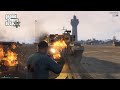 GTA V 5 Star Wanted Level Police Army Shootout + Escape