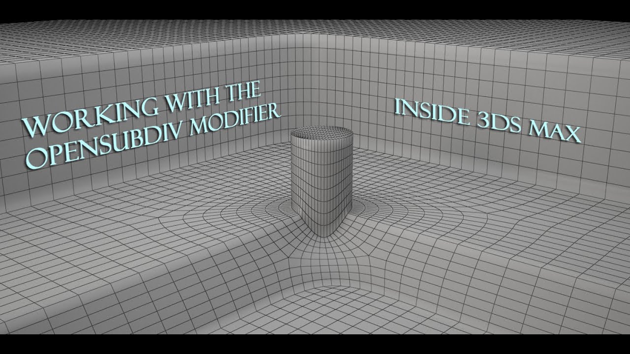 Talje narre omgive Working with the OpenSubDiv modifier in 3ds Max - YouTube