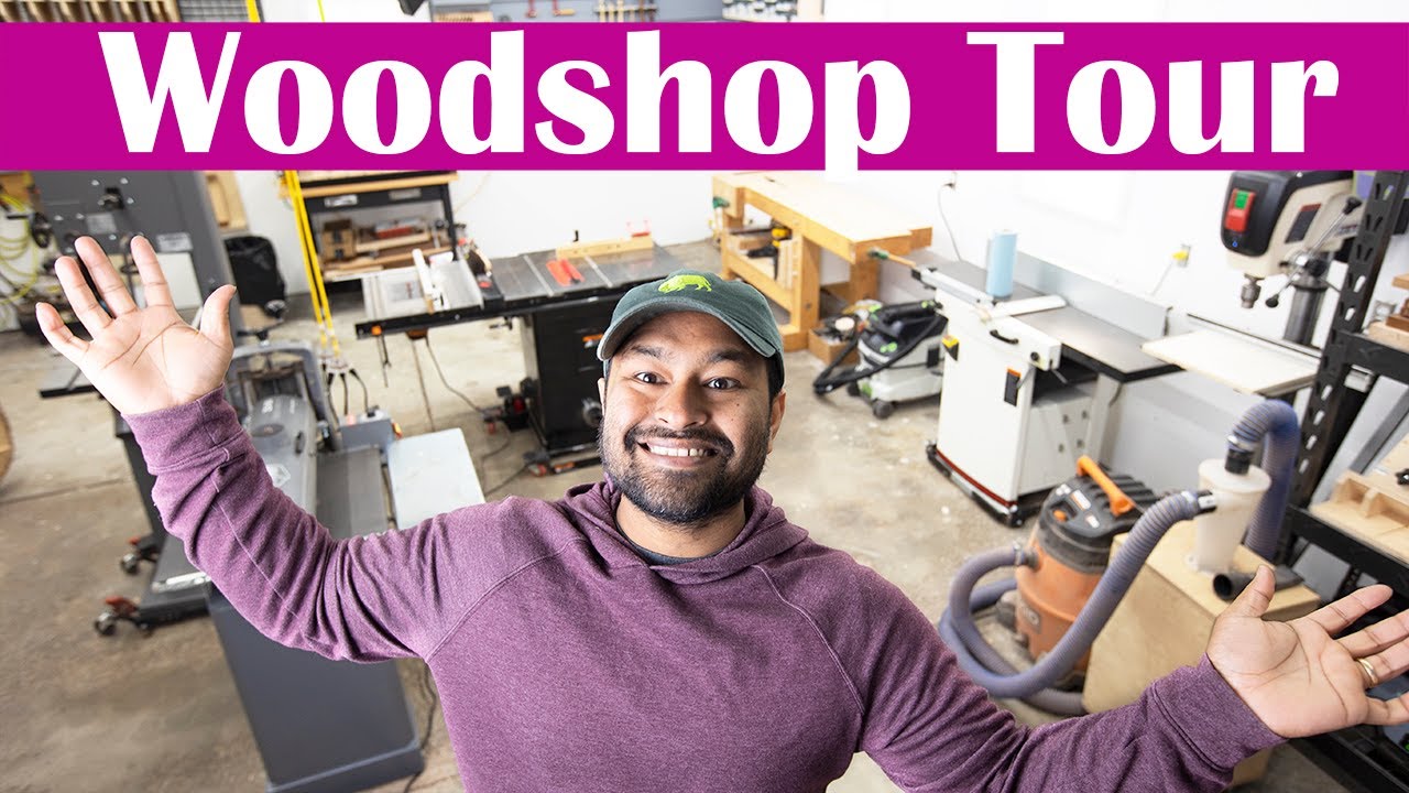 Woodworking Shop Tour - 20'x30' Garage [2021] - YouTube