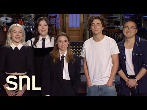 Timothée Chalamet and boygenius are Living, Laughing and Loving - SNL