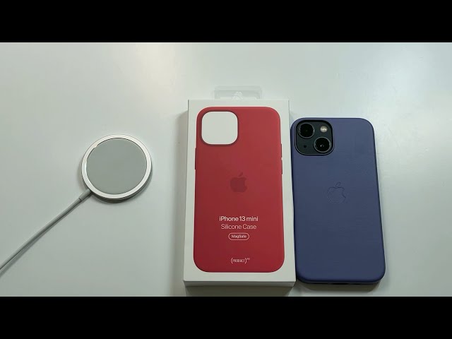 Apple Silicone Case with MagSafe (for iPhone 13 Mini) - Product Red  Unboxing and Review - YouTube