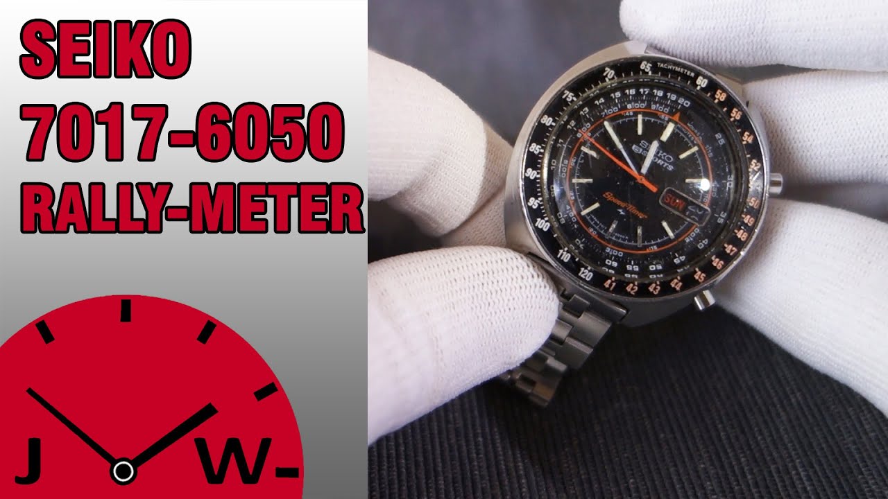 Seiko 7017-6050 Rally-Meter JDM - YouTube