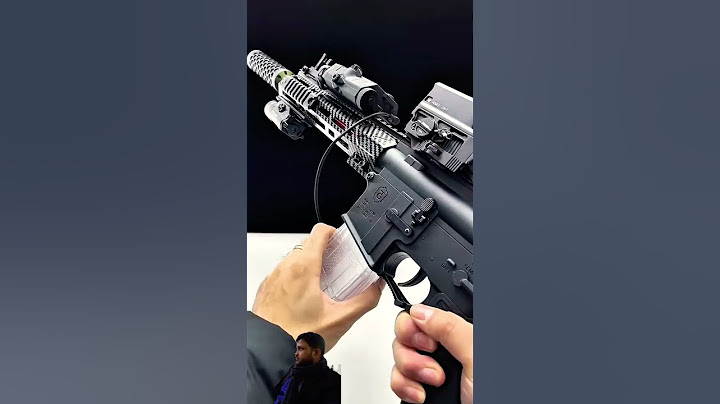 Carbon Fiber F4+Smoke Silencer.Who needs thisfor Christmas?#toys#gelblasters#airsoft
