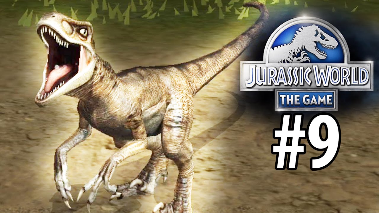 Jurassic World The Game Raptors Velociraptor Episode 9 Ipadandroid Youtube 