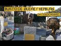 Busto en honor de AUDREY HEPBURN  en Tolochenaz, Suiza.