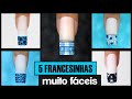 5 FRANCESINHAS AZUIS FÁCEIS DE FAZER