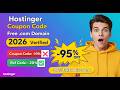Hostinger Coupon Code 2026 🔥 Best Discount &amp; Promo Codes Today