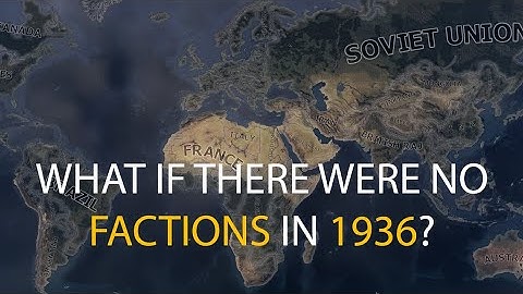 HOI4 Timelapse - What if there were no factions in 1936?