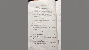 +3 3rd Semester English honours question paper 2023 core-5 #BA #baenglishpoems #motivation #success