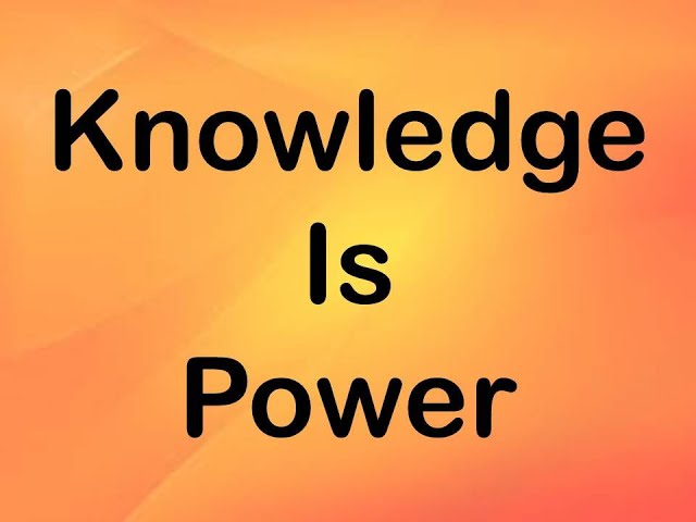 Knowledge is power lyrics class=