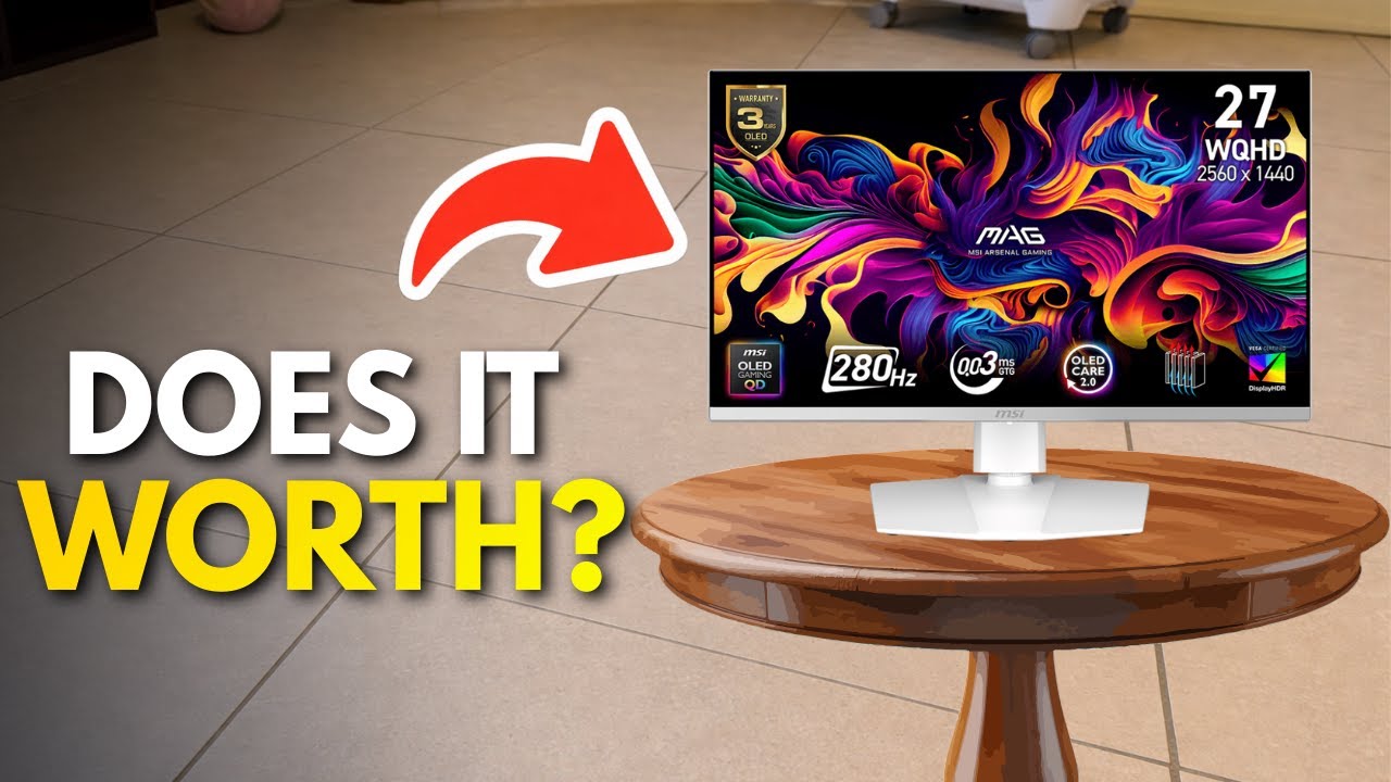 MSI MAG 272UP QD OLED X24 26 5 Inch Gaming Monitor Review