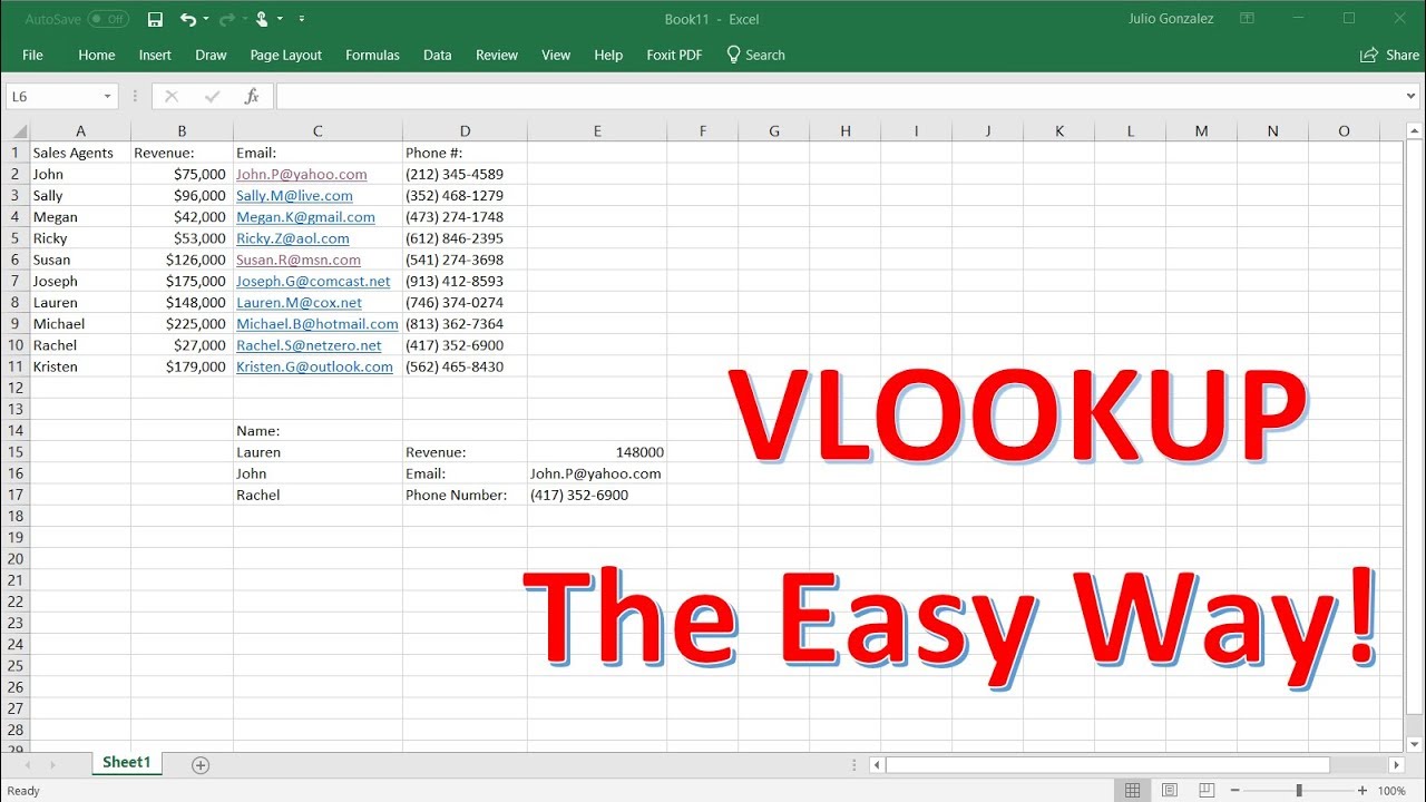 Vlookup excel