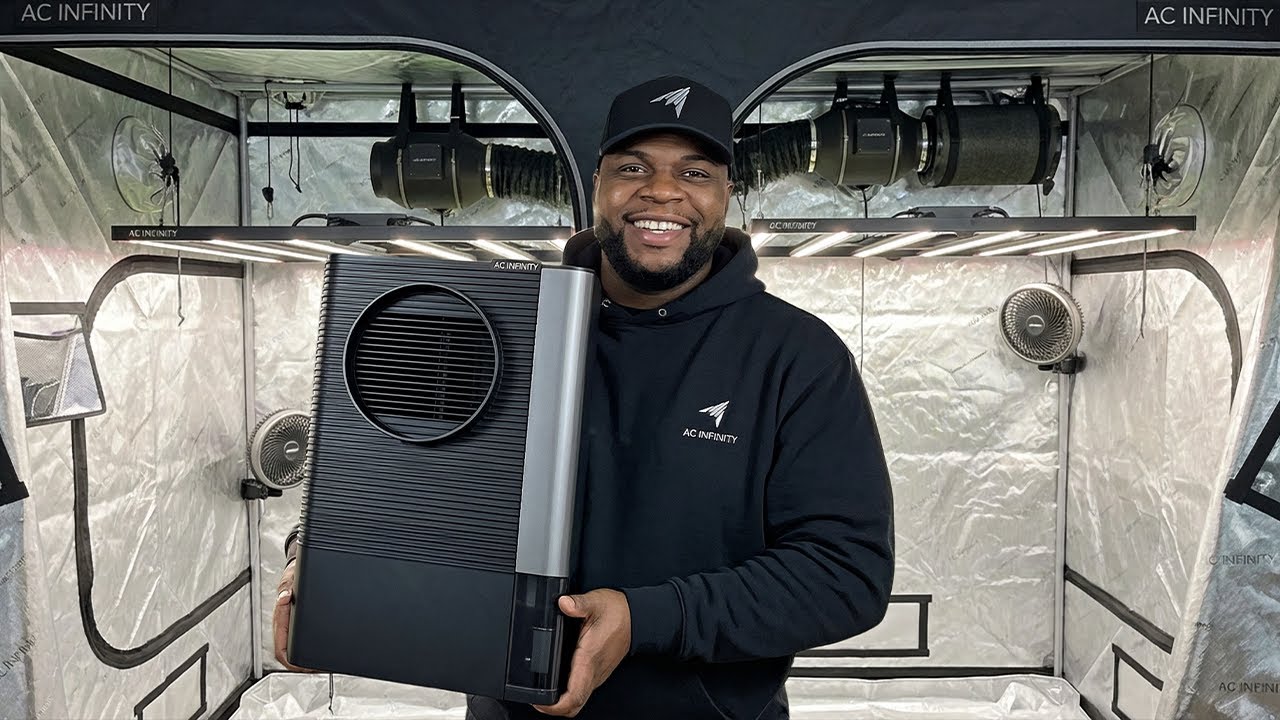 AC Infinity HYDRONE 5 Dehumidifier Unboxing & Setup | The VPD Dehumidifier Designed for Grow Tents