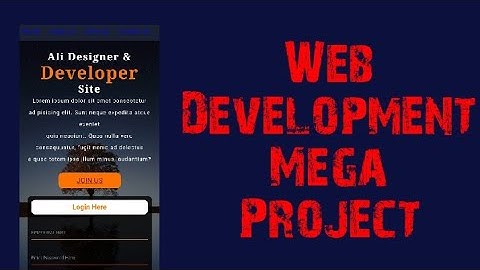 Building a Modern Website || Full-Stack Web Development Project || Responsive Website