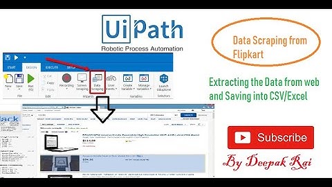 Uipath Web Data Scraping | RPA
