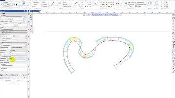 T-FLEX CAD 16. Сплайны: продление концов по разным законам с показом эпюры кривизны