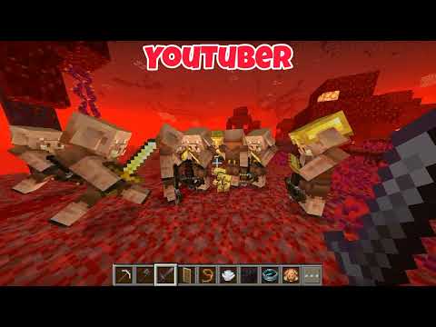 You Vs Youtuber in Minecraft