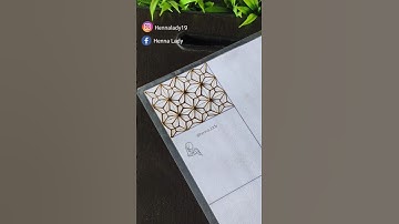 3D grid henna design part-1 || Very easy trick for grid henna #hennadesign#henna #mehendi #shorts