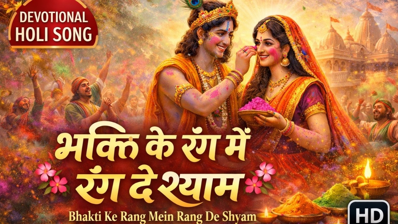 Bhakti Ke Rang Mein Rang De Shyam | Holi Special Krishna Bhajan 2026 | #radhakrishna #viral #bhajan