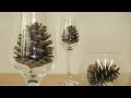 How to make a pine cone in glass 松ぼっくりのビン詰 Christmas