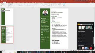CV making with powerpoint tutorial