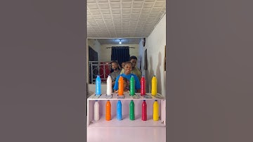 The Best Funny and Smart Six (6) Bottle Color matching Challenge Ever