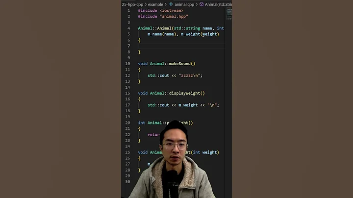 C++ Hpp and Cpp Files