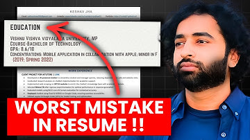 5 Resume Mistakes You MUST Avoid (with real examples)! Write an Incredible Resume: 5 Golden Rules|