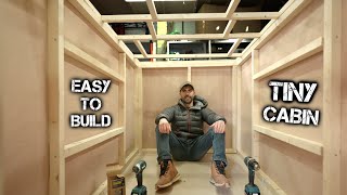 Tiny 'Pop Top' Cabin with Expandable Roof & Skylight - PART 1 by TA Outdoors 105,756 views 1 month ago 18 minutes