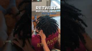 4 months into his loc journey and they're looking crispy #locs