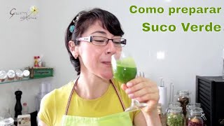 Suco Verde - Alimentação viva