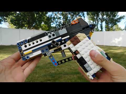 lego compact pistol (3 studs wide + magazine fed)