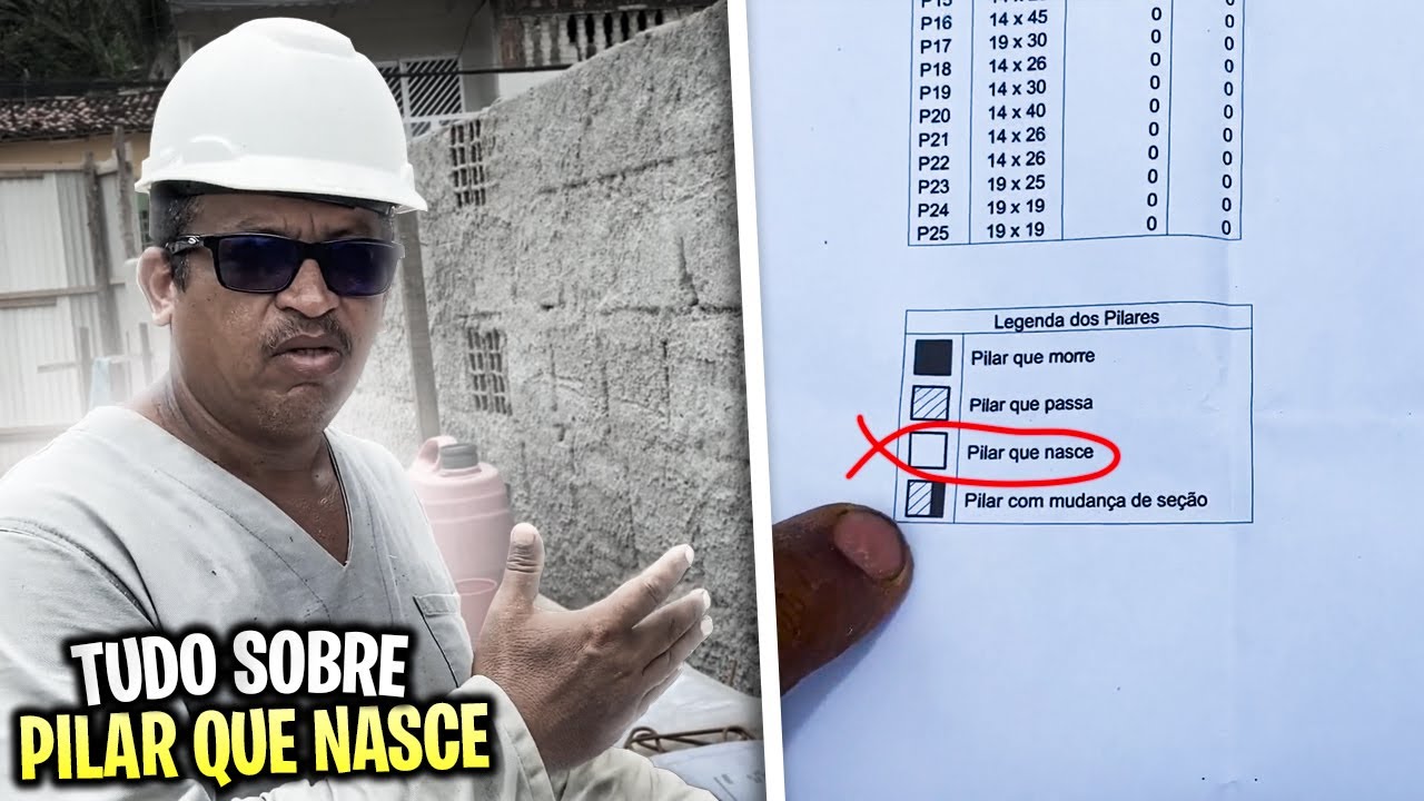 PILAR QUE NASCE NA VIGA! COMO INTERPRETAR NO PROJETO - LEITURA E INTERPRETAÇÃO DE PLANTA | #09